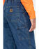 Carhartt Flame Resistant Signature Denim Dungaree Work Jeans - Big & Tall, Brown, hi-res