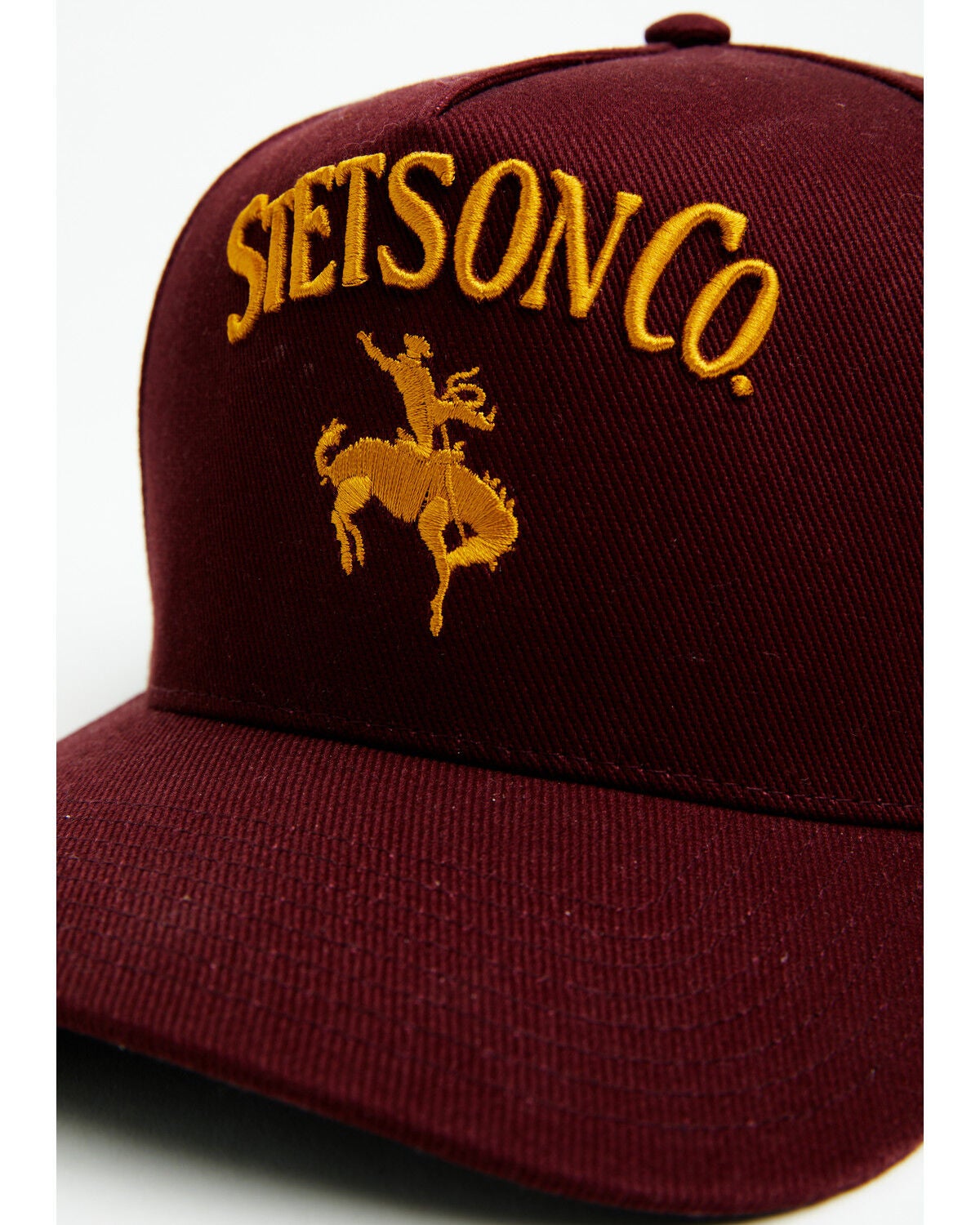Image #2 - Stetson Men's 160th Anniversary Ball Cap, Red, hi-res