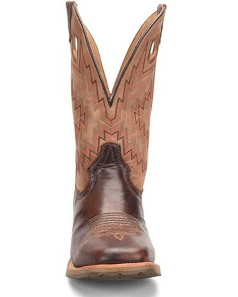 Image #3 - Double H Men's Winston Western Boots - Broad Square Toe, Brown, hi-res