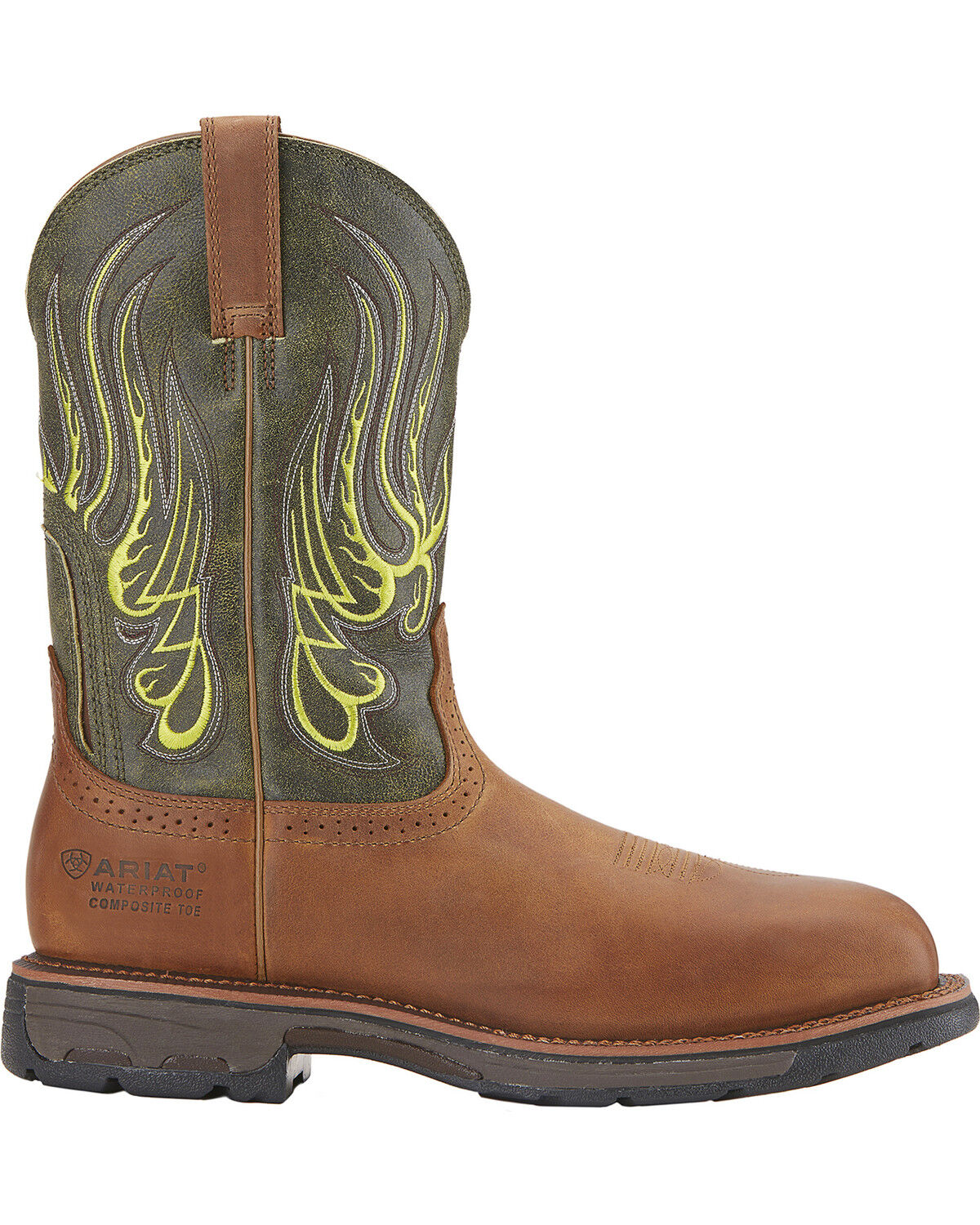 Image #2 - Ariat Men's WorkHog® Mesteno Waterproof Work Boots - Composite Toe, , hi-res