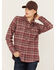 Image #1 - Ariat Women's Rebar Flannel DuraStretch Long Sleeve Button-Down Work Shirt, Purple, hi-res