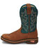 Image #3 - Justin Men's Resistor Western Work Boots - Soft Toe, Brown, hi-res