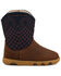 Image #2 - Twisted X Infant Boys' Driving Moc Boots - Round Toe, Navy, hi-res