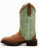 Image #3 - Justin Women's Raya Western Boots - Broad Square Toe, Brown, hi-res