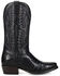 Image #2 - El Dorado Men's Nile Exotic Crocodile Western Boots - Square Toe, Black, hi-res