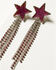 Image #2 - Idyllwind Women's Dangle Star Piedmont Earrings, Fuchsia, hi-res
