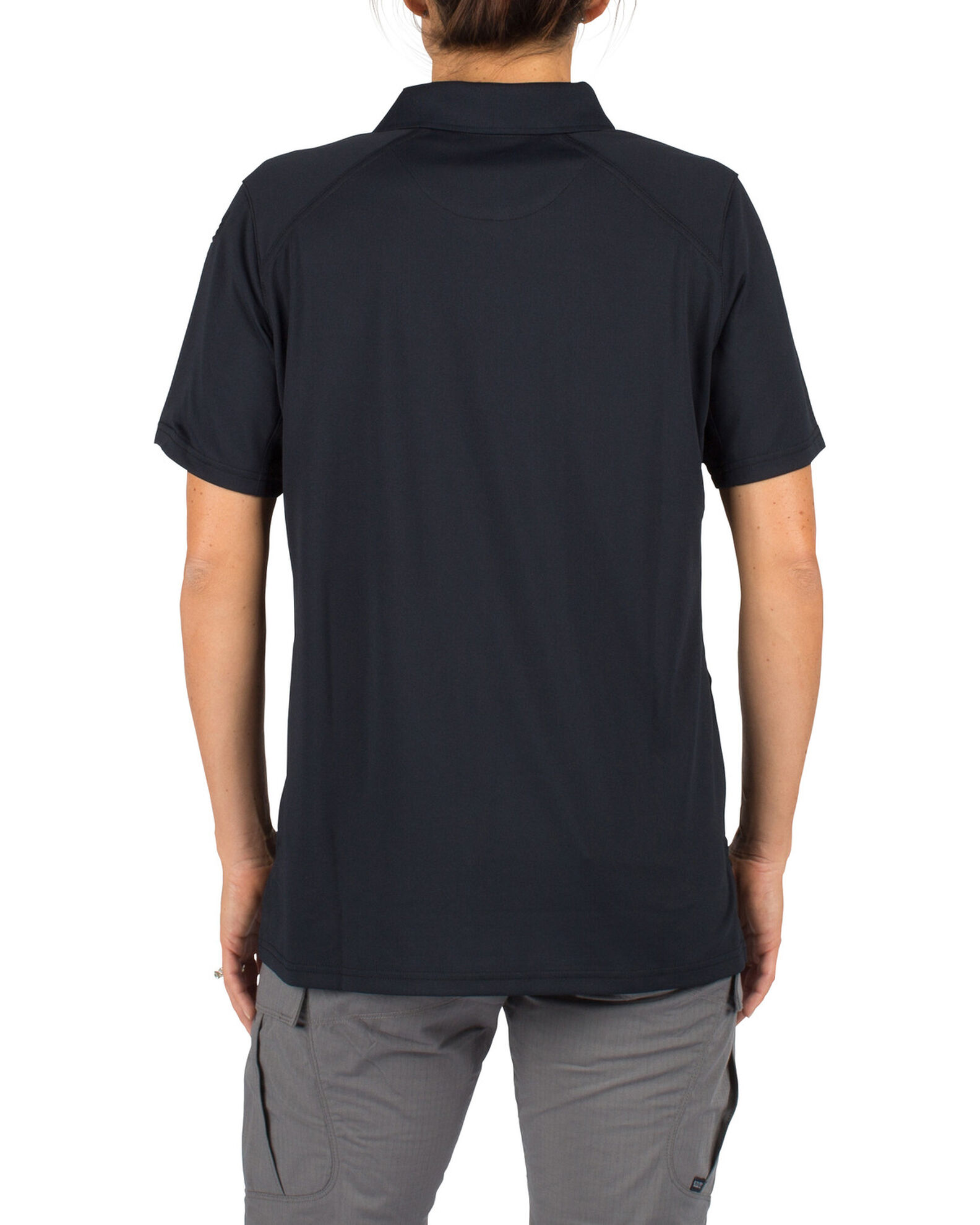 Image #2 - 5.11 Tactical Womens Helios Short Sleeve Polo, Navy, hi-res