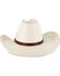 Larry Mahan Men's Browning 10X Straw Cattleman Cowboy Hat, Natural, hi-res