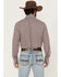 Image #4 - Wrangler Men's 20x Geo Print Long Sleeve Snap Stretch Western Shirt - Tall, Wine, hi-res