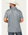 Image #4 - Rock & Roll Denim Men's Geo Print Short Sleeve Button-Down Stretch Polo Shirt, Black, hi-res