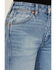 Image #2 - Wrangler Women's Wild West Light Wash High Rise Straight Jeans , Light Wash, hi-res