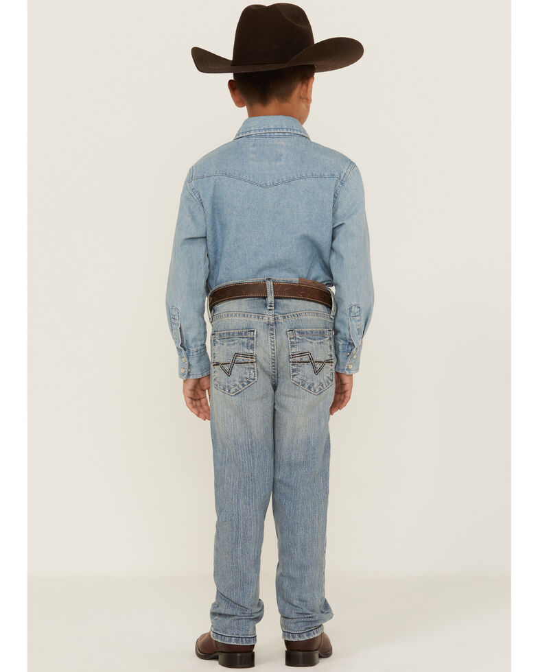 Cody James Little Boys' Crupper Light Wash Slim Straight Jeans - Sizes 4-8, Blue, hi-res