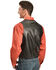 Image #4 - Scully Men's Lamb Leather Western Vest - Tall, Black, hi-res