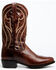 Dan Post Men's Swirled Embroidery Western Boots - Round Toe, Pecan, hi-res