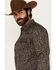 Image #2 - Moonshine Spirit Men's Pitch Floral Paisley Print Long Sleeve Snap Western Shirt, Black, hi-res