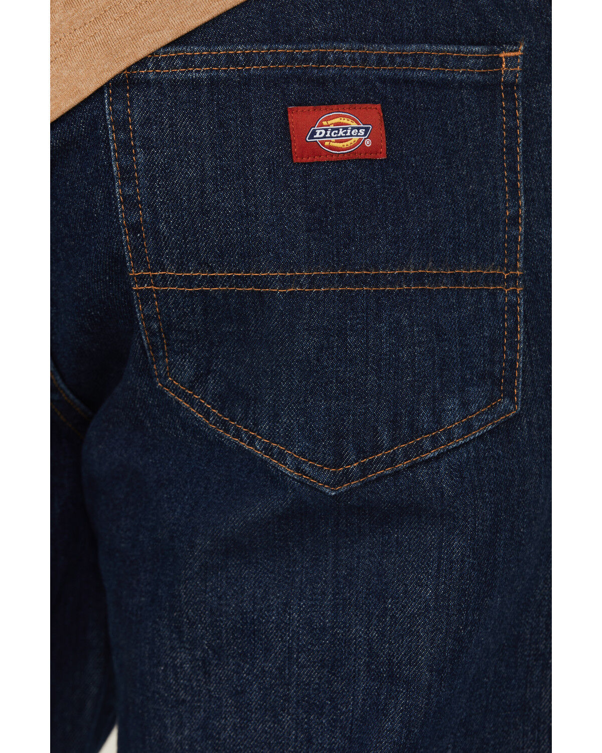 Image #4 - Dickies Reg Fit Prewashed Work Jeans, Prw Indigo, hi-res