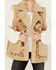 Image #2 - 26 International Women's Floral Print Sherpa Lined Vest , Multi, hi-res