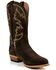 Image #1 - Dan Post Men's Becker Western Boots - Medium Toe, Dark Brown, hi-res