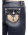 Image #2 - Miss Me Women's Dark Wash Mid Rise Bootcut Stretch Denim Jeans, Dark Wash, hi-res
