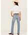 Image #1 - Ariat Women's Yara Light Wash Straight Stretch Denim Jeans, Light Wash, hi-res