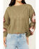 Image #3 - Rock & Roll Denim Women's Southwest Sleeve Long Sleeve Sweater, Olive, hi-res