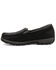Image #3 - Twisted X Women's Slip-On Driving Mocs, Black, hi-res