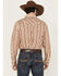 Image #4 - Cody James Men's Stillwell Paisley Print Long Sleeve Snap Western Shirt, Tan, hi-res
