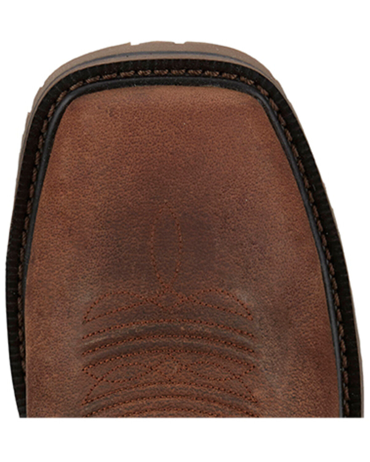Image #6 - Justin Men's Broncy Waterproof Western Work Boots - Composite Toe, Brown, hi-res
