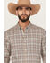 Image #2 - Cody James Men's Let's Mosey Plaid Print Long Sleeve Button-Down Stretch Western Shirt, Grey, hi-res