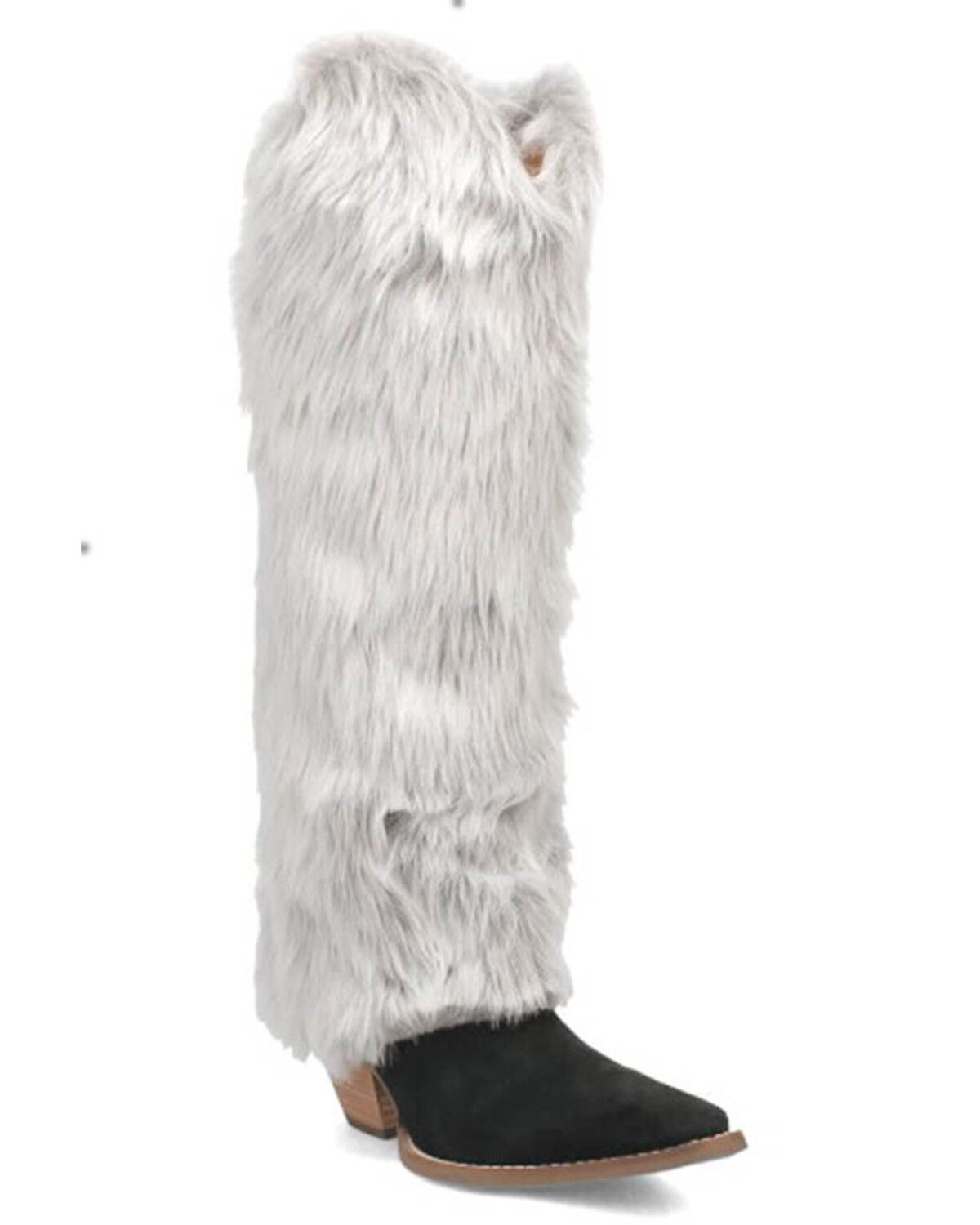 Image #1 - Dingo Women's Snuggles Faux Fur Fashion Boots - Snip Toe, Black, hi-res