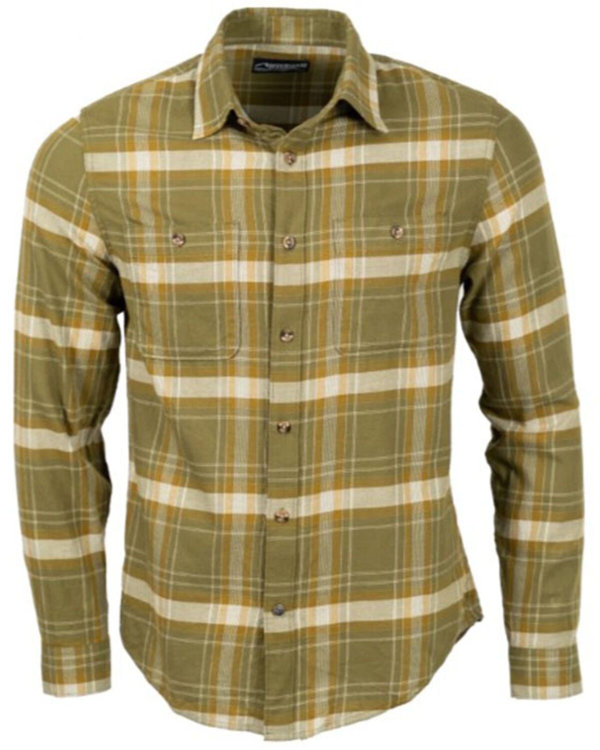 Image #1 - Mountain Khakis Men's Nebo Long Sleeve Woven Shirt, Olive, hi-res
