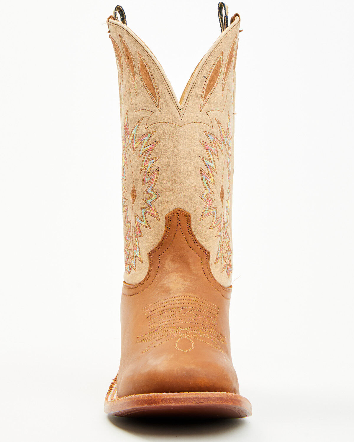 Image #4 - Hyer Women's Mulberry Western Boots - Broad Square Toe, Brown, hi-res