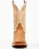 Image #4 - Hyer Women's Mulberry Western Boots - Broad Square Toe, Brown, hi-res