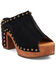 Image #1 - Dingo Women's Echo Wooden Sandals, Black, hi-res