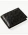 Cody James Men's Exotic Ostrich Leather Bifold Wallet, Black, hi-res