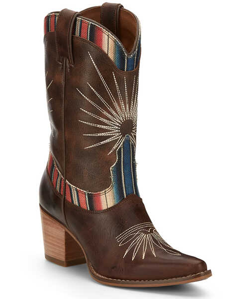 Nocona Women's Conchita Western Boots - Pointed Toe, Brown, hi-res