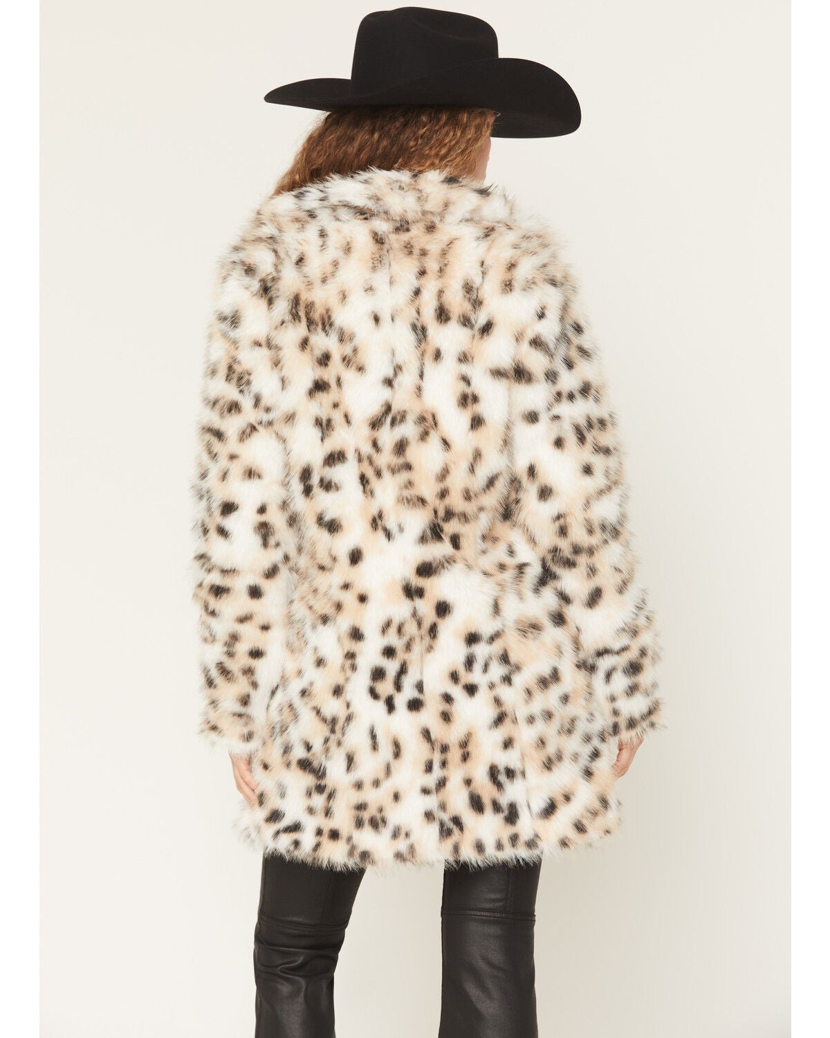 Shyanne Women's Peregrine Long Leopard Print Faux Fur Coat