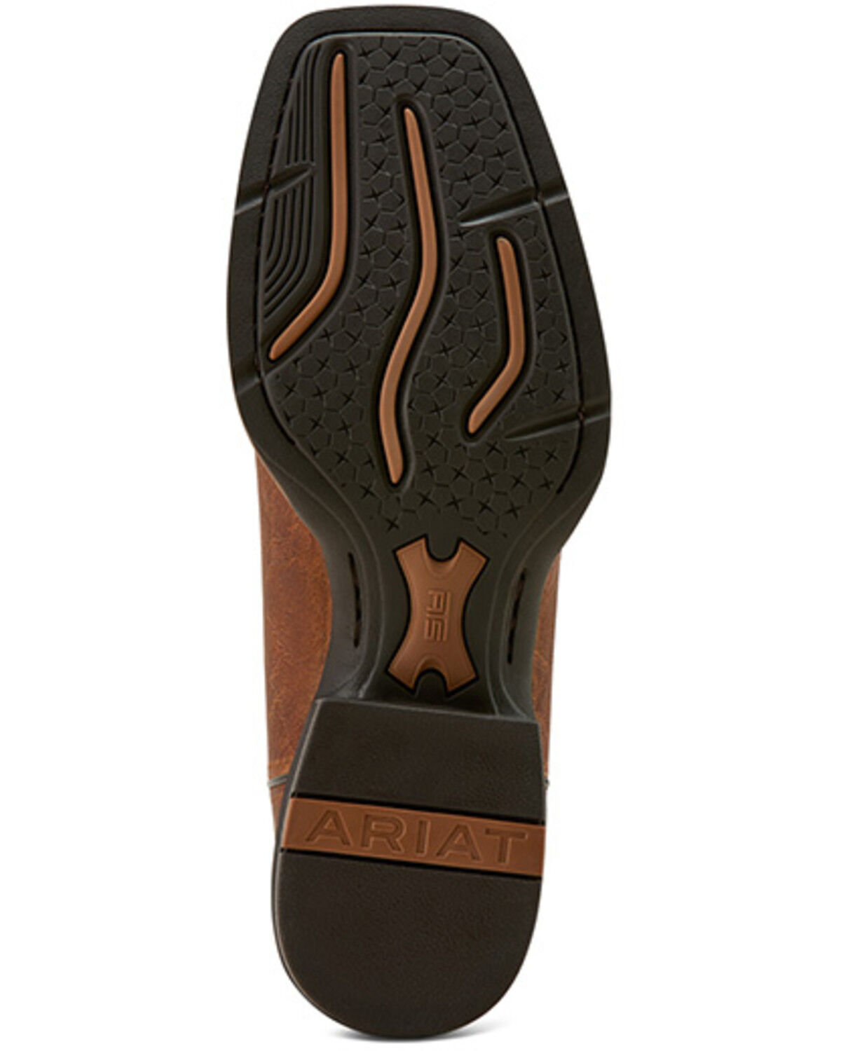 Image #5 - Ariat Men's Sport Rodeo Performance Western Boots - Broad Square Toe, Tan, hi-res