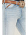 Image #2 - Ariat Men's M7 Grizzly Light Wash Slim Straight Stretch Denim Jeans, Light Wash, hi-res