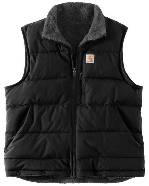 Image #3 - Carhartt Women's Montana Reversible Relaxed Fit Insulated Work Vest, Black, hi-res
