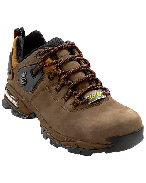 Image #1 - Nautilus Men's Ergo SD Work Shoes - Composite Toe , Brown, hi-res