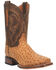 Dan Post Men's Kershaw Exotic Ostrich Skin Western Boots - Broad Square Toe, Tan, hi-res