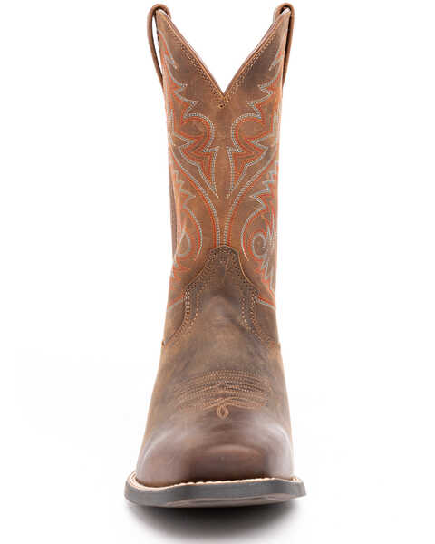 Image #7 - Ariat Men's Sport Herdsman Western Performance Boots - Square Toe, Brown, hi-res