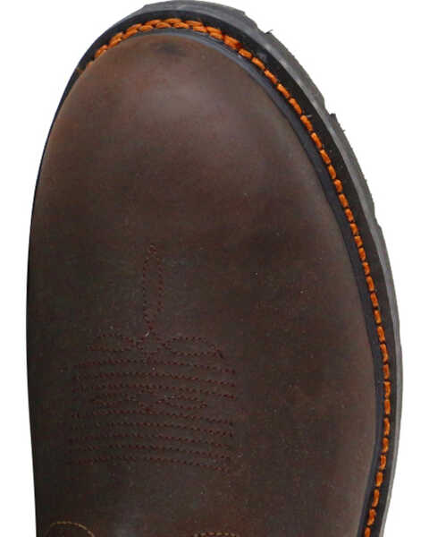 Image #6 - Cody James Men's Western Work Boots - Composite Toe, Brown, hi-res