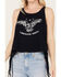 Image #3 - Shyanne Women's American Made Graphic Cage Back Tank, Dark Blue, hi-res