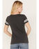 Image #4 - Jack Daniels Women's Label Football T-Shirt , Grey, hi-res