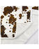 Image #4 - HiEnd Accents Elsa Cowhide Campfire Sherpa Throw, Brown, hi-res