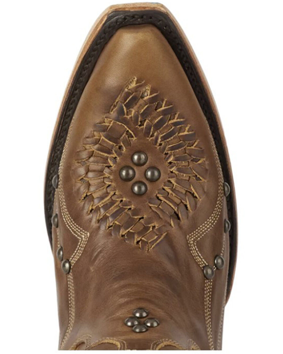 Image #6 - Lane Women's Cossette Tall Western Boots - Snip Toe, Lt Brown, hi-res