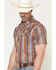 Image #2 - Rock & Roll Denim TEK Striped Short Sleeve Snap Performance Western Shirt, Camel, hi-res