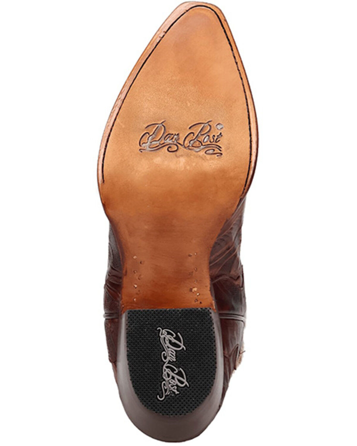 Image #7 - Dan Post Women's Andrinna Western Boots - Snip Toe, Brown, hi-res